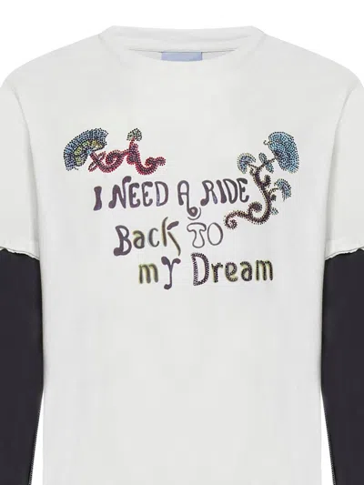 Shop Bluemarble 'my Dream' T-shirt In White