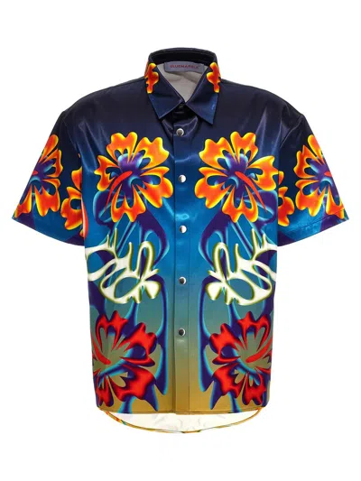 Shop Bluemarble Shirt In Multicolour