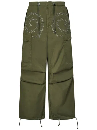 Shop Bluemarble Trousers In Green