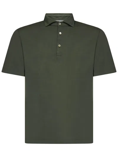 Shop Boglioli Polo Shirt In Green