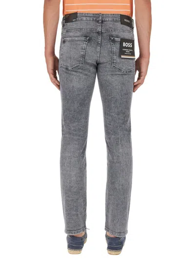 Shop Hugo Boss Boss Jeans In Denim In Grey