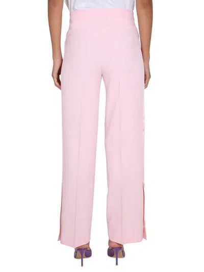 Shop Boutique Moschino Pants With Buttons In Pink