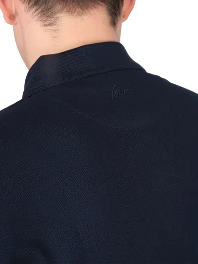 Shop Brioni Regular Fit Polo Shirt In Blue