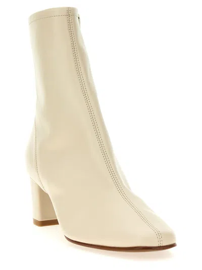Shop By Far 'sofia' Ankle Boots In White
