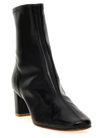 Shop By Far 'sofia' Ankle Boots In Black