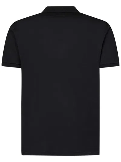 Shop C.p. Company Polo Shirt In Black
