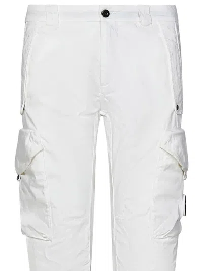 Shop C.p. Company Trousers In White