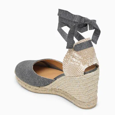 Shop Castaã±er Castañer Sandals In Gray