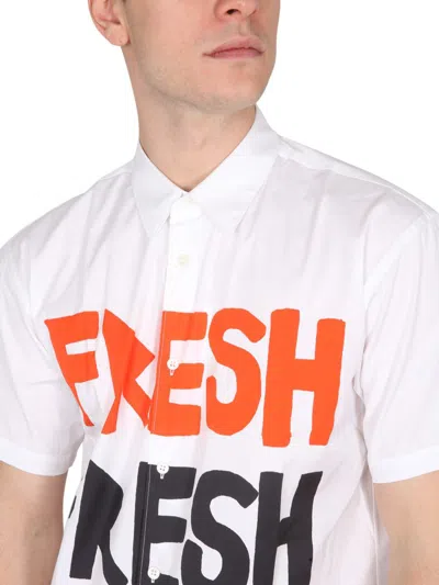 Shop Comme Des Garçons Brett Westfall Shirt In White
