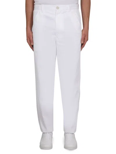 Shop Comme Des Garçons Chino Pants In White