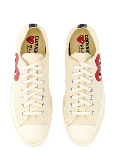 Shop Comme Des Garçons Play X Converse Low Chuck 70 Sneaker In White