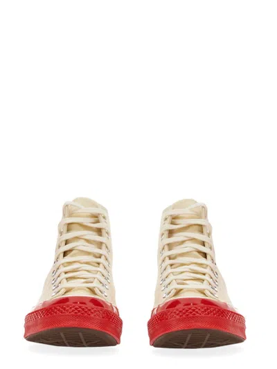 Shop Comme Des Garçons Play X Converse Chuck 70 Sneaker In White