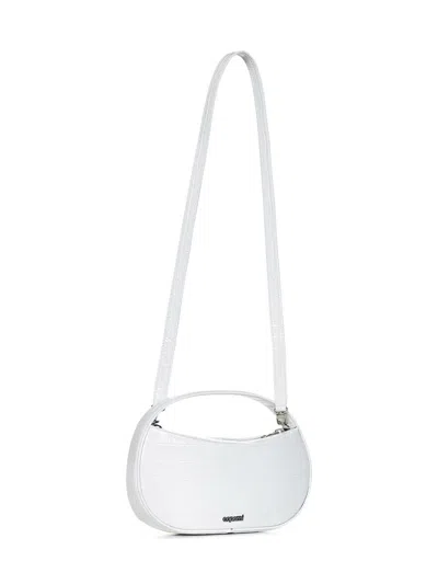 Coperni Women's Swipe Sound Mini Crocodile Effect Handbag In White