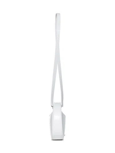 Coperni Women's Swipe Sound Mini Crocodile Effect Handbag In White