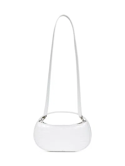 Coperni Women's Swipe Sound Mini Crocodile Effect Handbag In White