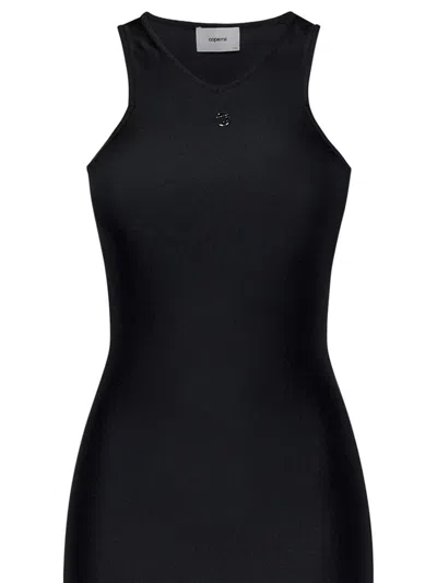 Shop Coperni Midi Dress In Black