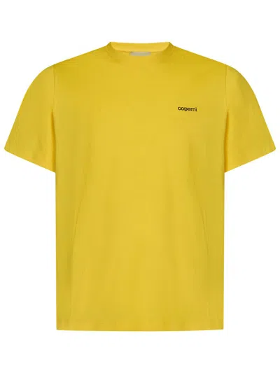 Shop Coperni T-shirt In Yellow