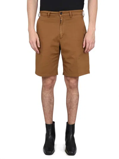 Shop Department 5 Cotton Bermuda Shorts In Brown