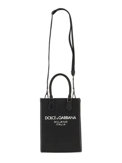 Shop Dolce & Gabbana Borsa Small Con Logo In Black