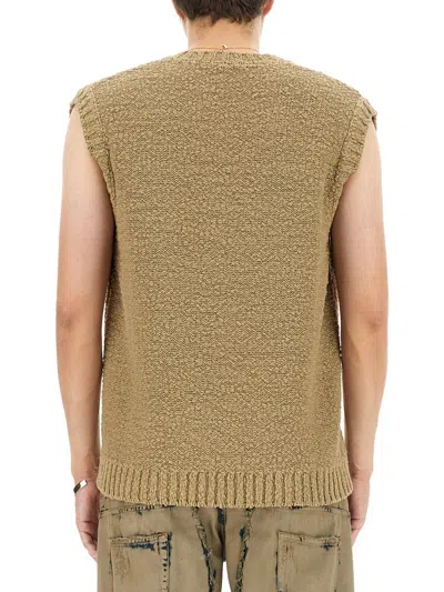 Shop Dolce & Gabbana Knitted Vest In Multicolour