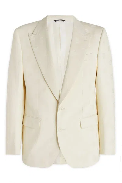 Shop Dolce & Gabbana Single-breasted Jacket In White