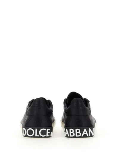 Shop Dolce & Gabbana Sneaker With Logo In Black