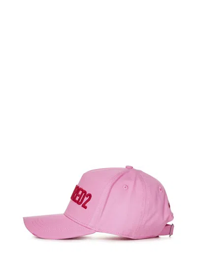 Shop Dsquared2 Dquared2 Hat In Pink
