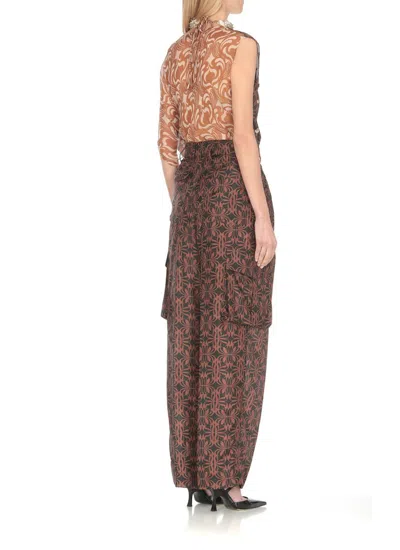 Shop Dries Van Noten Trousers Brown