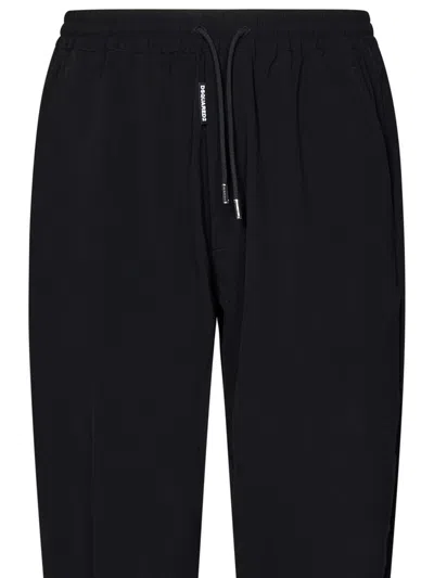 Shop Dsquared2 80's Track Suit Trousers In Black