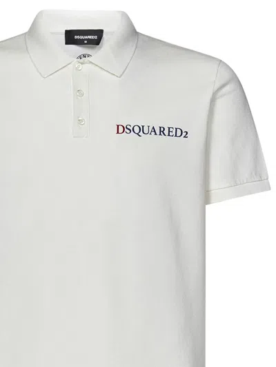 Shop Dsquared2 Backdoor Access Tennis Fit Polo Shirt In White