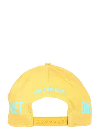 Shop Dsquared2 Baseball Cap In Yellow