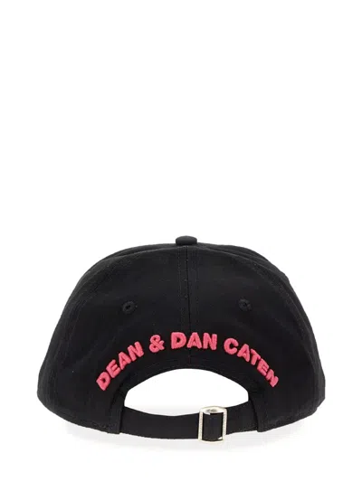 Dsquared2 Baseball Cap In Black