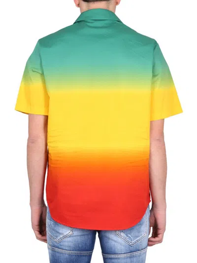 Shop Dsquared2 Bowling Shirt In Multicolour