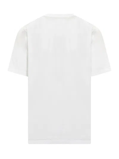 Shop Dsquared2 T-shirt D2 Caten's Beach In White