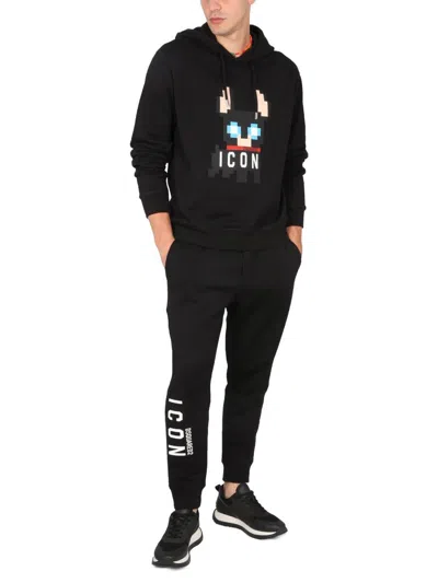 Shop Dsquared2 Cyrus Cool Sweatshirt In Black