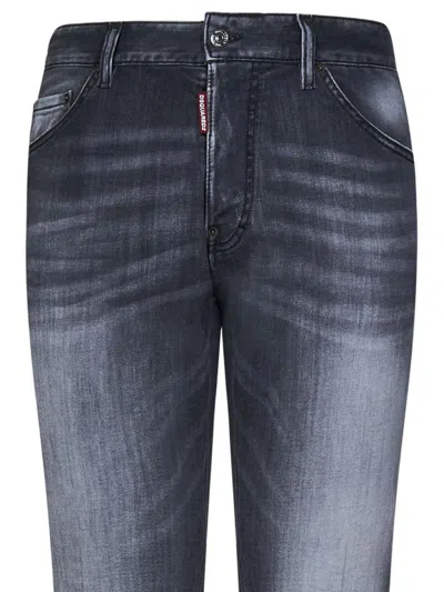 Shop Dsquared2 Grey Proper Wash Cool Guy Jeans In Black