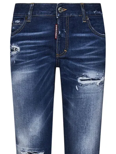 Shop Dsquared2 Jennifer Jeans In Blue
