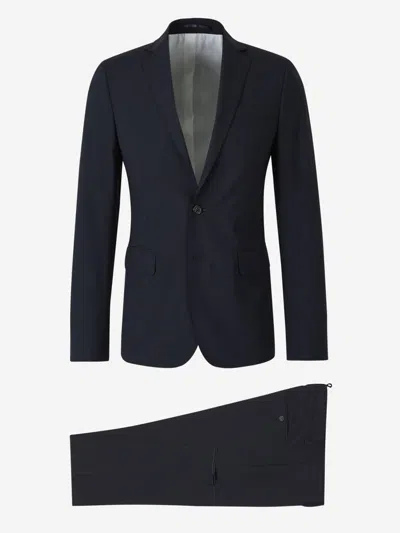 Shop Dsquared2 Paris Suit In Midnight Blue
