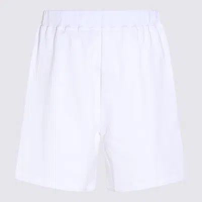 Shop Dsquared2 Logo Print Shorts In White