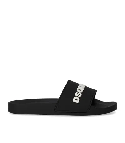 Shop Dsquared2 Slide Sandal In Black