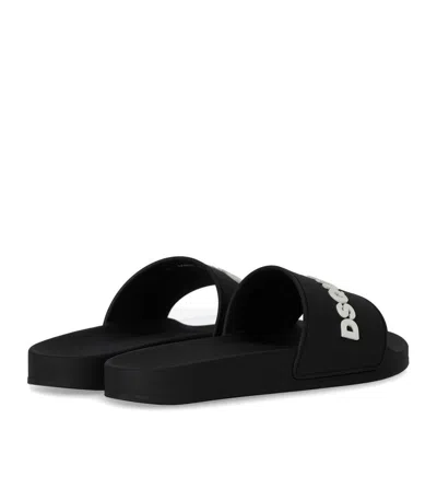 Shop Dsquared2 Slide Sandal In Black