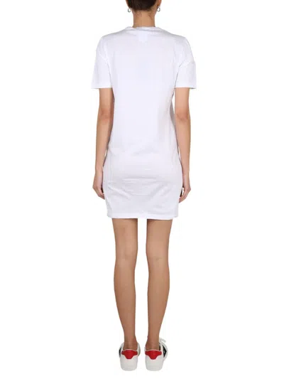 Shop Dsquared2 Sunset Icon Dress In White