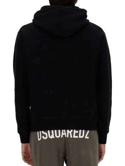 Shop Dsquared2 Sweatshirt "d2 Cuzco" In Black