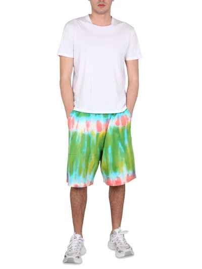 Shop Dsquared2 Sweatshirt Bermuda In Multicolour
