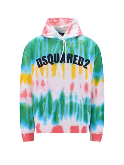 Shop Dsquared2 Sweatshirt With Logo In Multicolour