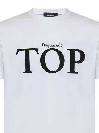 Shop Dsquared2 Top Cool Fit T-shirt In White
