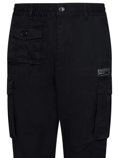 Shop Dsquared2 Urban Cyprus Cargo Trousers In Black