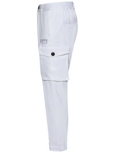 Shop Dsquared2 Urban Cyprus Cargo Trousers In White