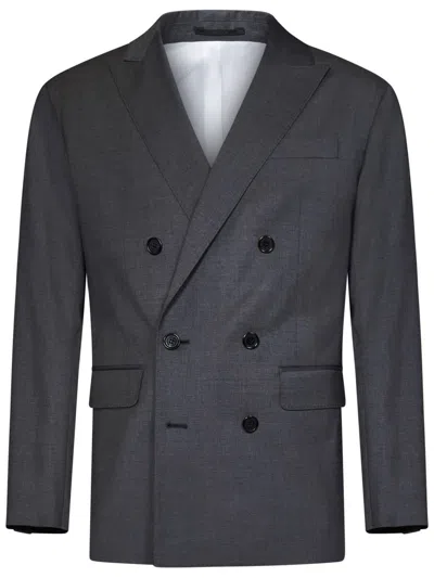 Shop Dsquared2 Wallstreet Suit In Grey