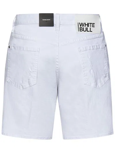 Shop Dsquared2 White Bull Marine Shorts